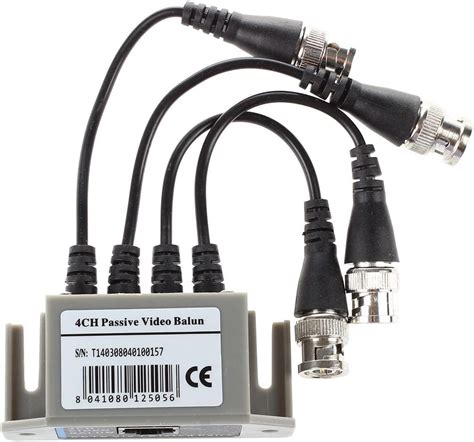 Video Transmitter Sodial R Channel Video Balun Bnc Utp Cat