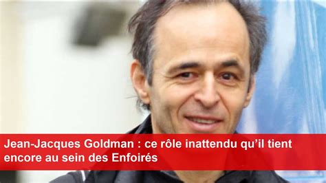 Jean Jacques Goldman Ce R Le Inattendu Quil Tient Encore Au Sein Des