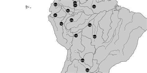 Homelands Of Central South American Language Families In The Sample