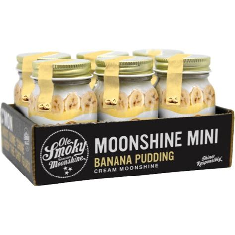 Ole Smoky Moonshine Mini Banana Pudding 6 Pack 50ml The Liquor Bros