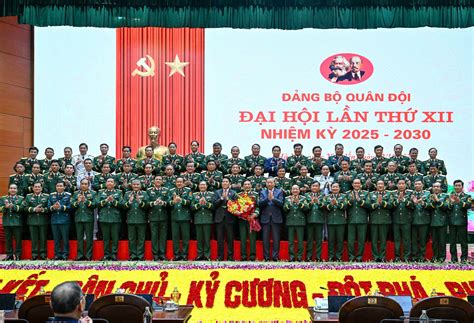 dai hoi dai bieu dang bo quan doi lan thu xii thanh cong tot dep