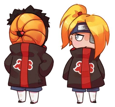 Tobi and Deidara by Louivi on DeviantArt