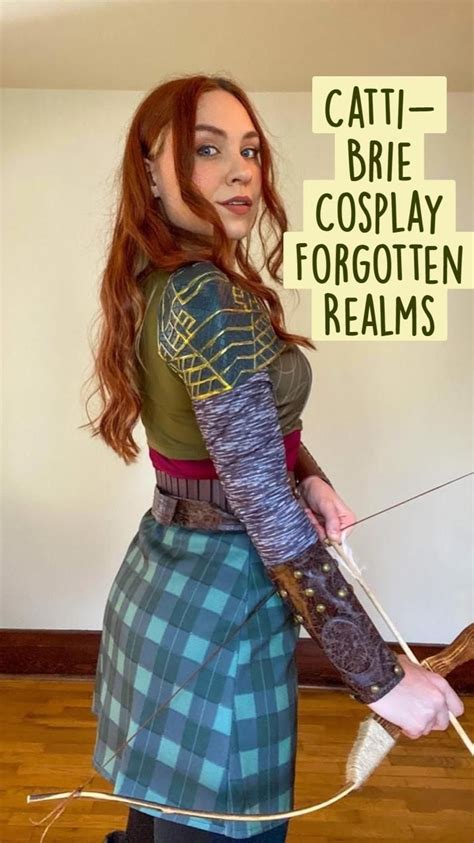 Catti Brie Cosplay Look Forgotten Realms Ra Salvatore Drizzt Dnd