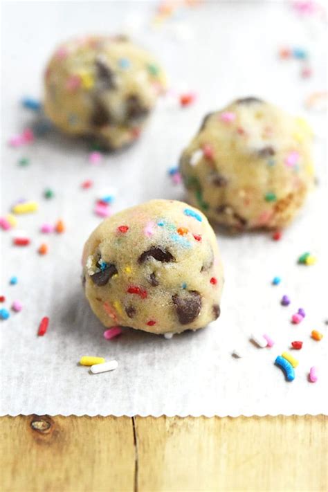 Edible Cookie Dough Balls Mighty Mrs Super Easy Recipes