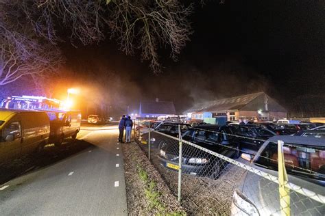 Grote Brand Bij Autobedrijf Oudehorne