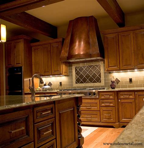 Copper kitchen hood - Traditional - Kitchen - Portland - by Milo's Art ...