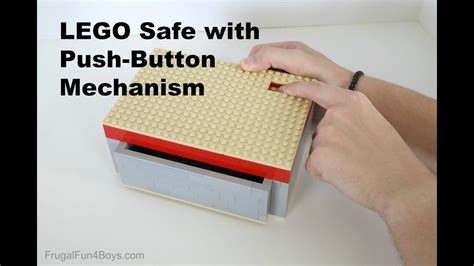 Lego Safe With Push Button Mechanism Youtube