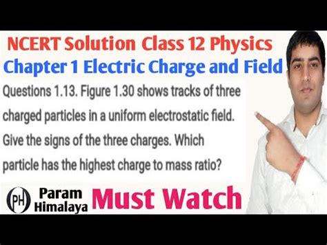 Questions Figure Shows Tracks Of Three Charged Particles In