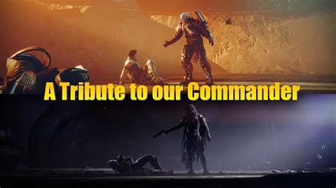 Destiny 2 A Tribute To Our Commander Zavala Lance Reddick Youtube