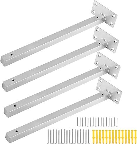 Amazon Luomorgo Pcs Floating Shelf Bracket Stainless Steel