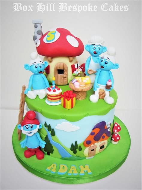 Smurf Cake Decorated Cake By Nor CakesDecor