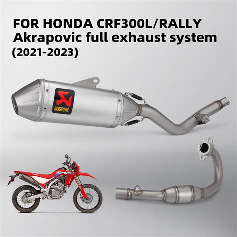 Akrapovic Full Exhaust Off Road System For Honda CRF300L Rally CRF300