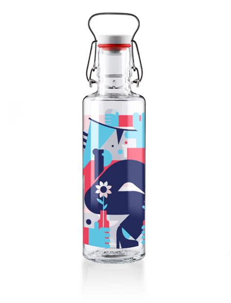 Skleněná Lahev Soulbottle Zůstaň V Pohybu 06 L Water Future