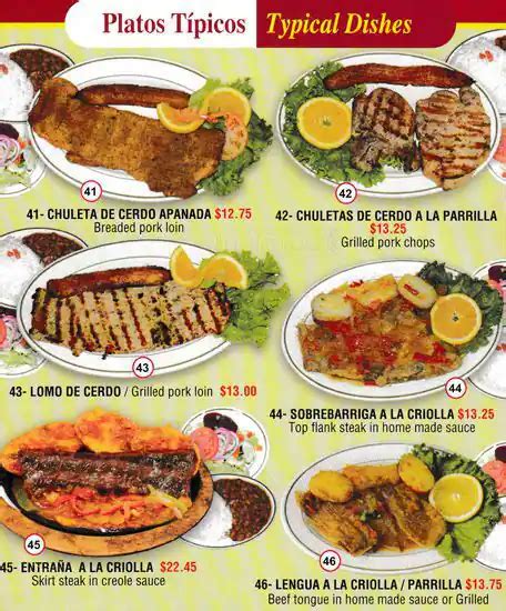 Menu At Pollos Mario Steakhouse New York City Woodhaven Blvd