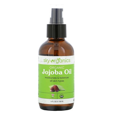 Sky Organics Organic Jojoba Oil 4 Fl Oz 118 Ml Iherb