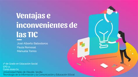 EducaTIC Ventajas E Inconvenientes De Las TIC