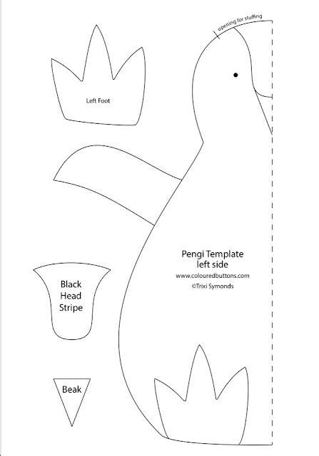 Molde De Pinguim Para Imprimir Em Feltro Como Fa O Trabalhos Manuais