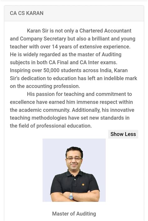 Karan Mansukhani on LinkedIn: Thank You so much CA Inter Students Jan