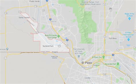 Fort Bliss Training Area Map