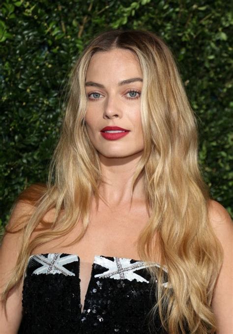 Margot Robbie At Charles Finch Chanel 2024 Pre BAFTA Party In London