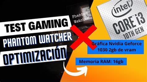 Test Gaming Phantom Watcher En Intel I F Youtube