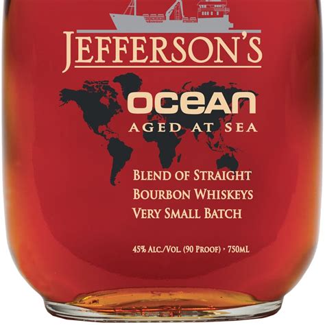 Jefferson's Ocean Aged At Sea Blend Of Straight Bourbon Whiskeys 750ml ...