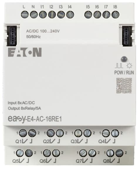 197222 EASY E4 AC 16RE1 Eaton Eaton Easy Series Module For Use With