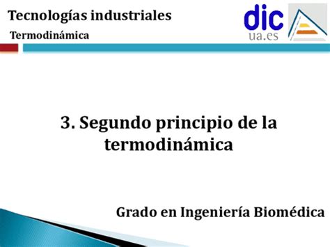 Segundo Principio De La Termodinamica Pdf