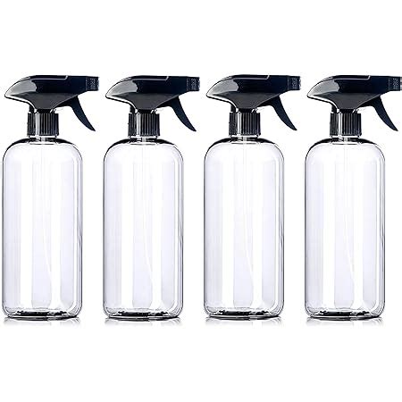 Amazon Ljdeals Oz Clear Plastic Spray Bottles With Sprayers