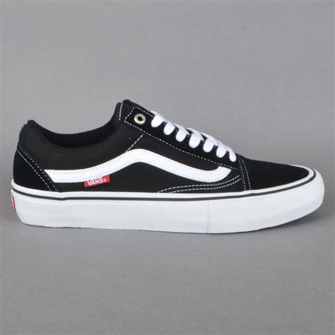 Vans Old Skool Pro Skate Shoes - Black/White - SKATE SHOES from Native ...