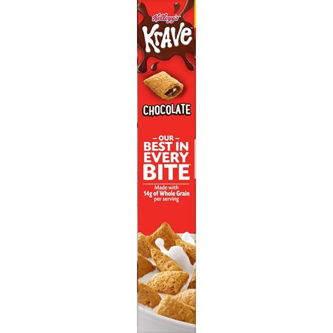 Kelloggs Krave Cereal Fr O Para Desayuno Vitaminas Y Minerales