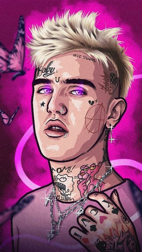 Lil Peep Cartoon Easy