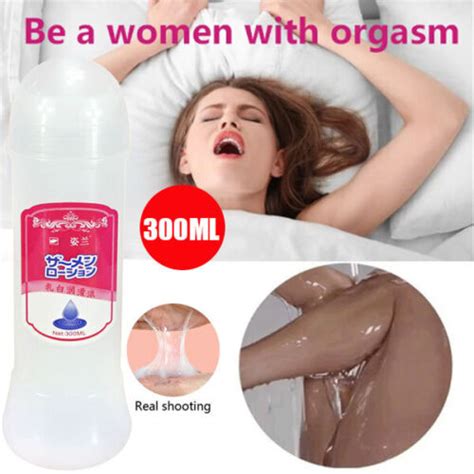 Oz Water Based Personal Lubricant Cum Lube Semen Sex Unscented Long