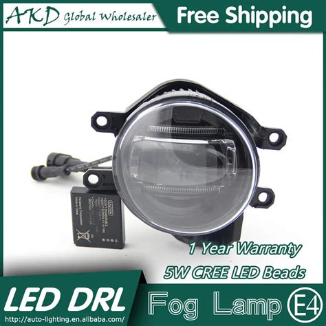 Akd Car Styling Led Fog Lamp For Toyota Wish Drl Led Daytime