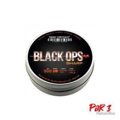 Bo Te De Plombs Black Ops Sharp T Te Pointue Cal Par