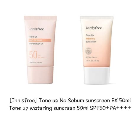 Innisfree Tone Up No Sebum Sunscreen EX 50ml Tone Up Watering