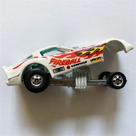Hot Wheels Firebird Funny Car White Without Packaging Scale