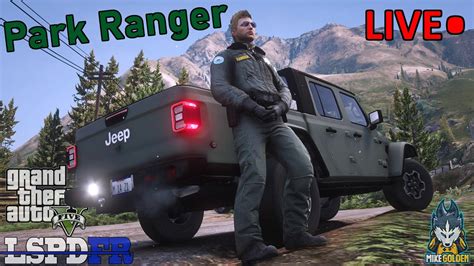 US Park Ranger Services LIVE Patrol In A Jeep Gladiator GTA 5 LSPDFR