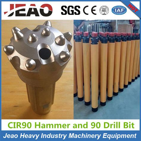 CIR90 Low Air Pressure DTH Hammer For Mining Drilling China 90mm DTH