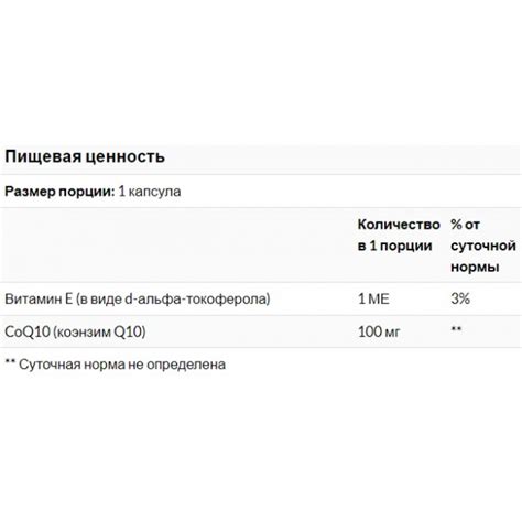 Купить CoQ10 100 мг (коэнзим Ку10, Ку-10, витамин Е) 90 мягких ...