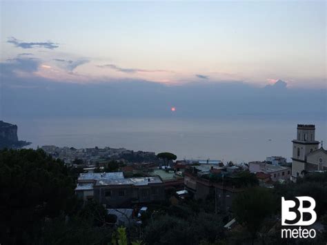 Foto Meteo Panorama Da Bonea Di Vico Equense B Meteo