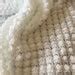 Bobble Baby Blanket Knitting Pattern Aran Yarn ENGLISH Etsy