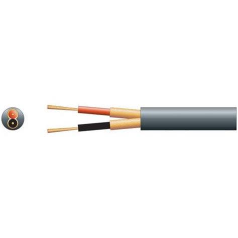 Core Screened Mic Instrument Cable Black Per Metre Mercury From