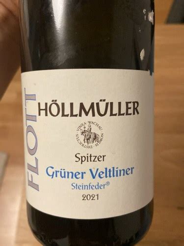 Weingut H Llm Ller Flott Gr Ner Veltliner Steinfeder Vivino Us