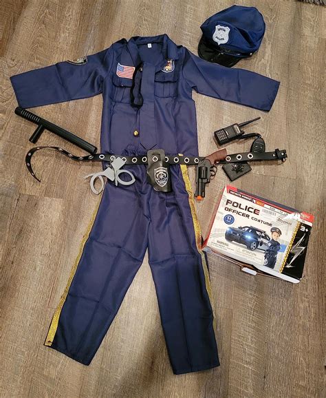 $8/mo - Finance Joycover Police Officer Costume for Kids - Deluxe Police Costume for Kids with ...