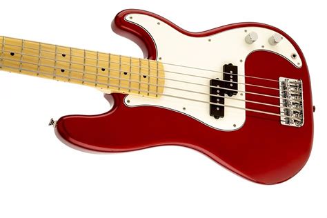 Bajo Fender Squier Precision Bass 5 Cuerdas Rojo 1099900 En