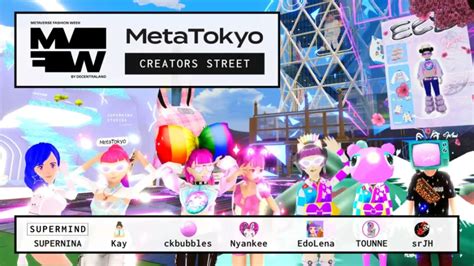 メタバースファッションウィークが本日よりスタート！metatokyoエリア内の出展の詳細を発表