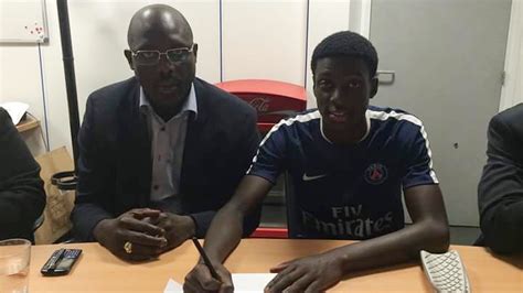 Report Timothy Weah To Sign Professional Contract With Psg Stars And