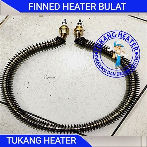 Jual Finned Heater Tipe Bulat Pemanas Udara Mm Volt Watt