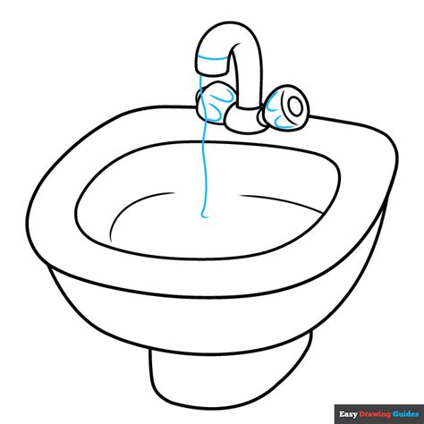 How to Draw a Sink - Really Easy Drawing Tutorial